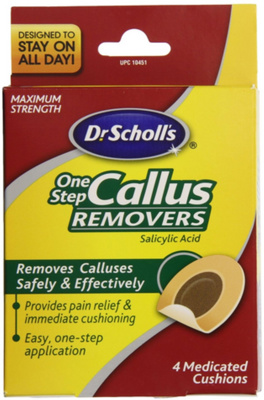 Callus Remover - One-Step - Dr. Scholl's, 4 medicated applications