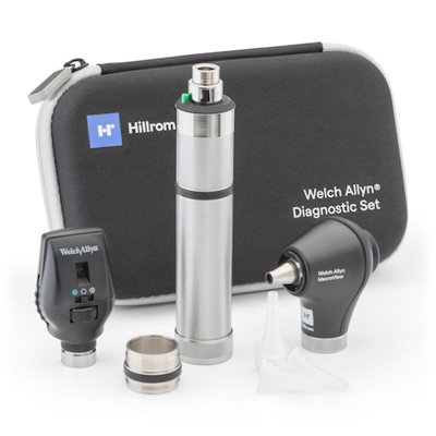 Otoscope/Opthalmoscope Set - LED - Welch Allyn 3.5V Coaxial Opth & Macroview Otoscope.