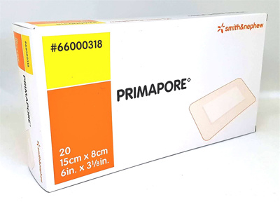 Dressing - Primapore, 15cm x 8cm, 20/box, each box