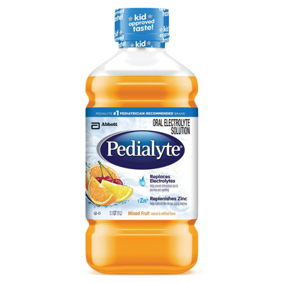 Pedialyte Ready to Serve Liquid, Fruit flavoured, 1L bottle.