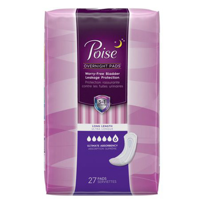 Poise Pads - #6, Ultimate Long, 2 x 45ct / Case