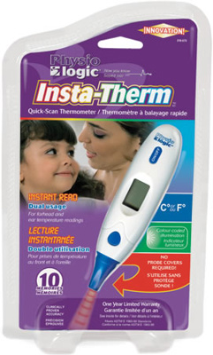 Thermometer - Ear - Physiologic insta-therm, quick scan. No probe covers required, each