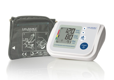 Blood Pressure Unit - Digital Auto.Inflate plus AC adapter - Medium/Large cuff (8.6"-16.5").