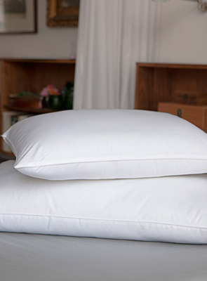 Pillow - Soft, polyester fill washable, hypoallergenic, and odourless, Standard size.