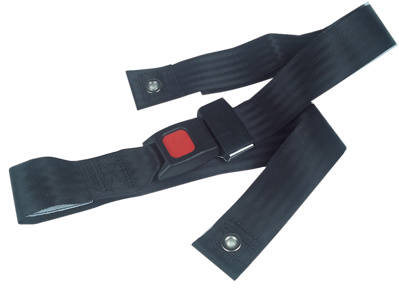 Wheelchair Seat Belt - can accommodate waist sizes up to 48". Auto-clasp type closure.