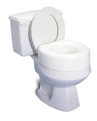 Raised Toilet Seat without lid, raises the toilet 5", each