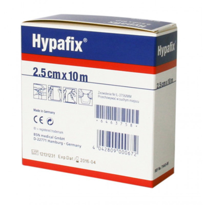 Dressing - Hypafix, 2.5cm x10m