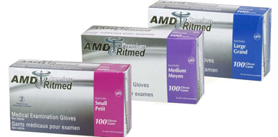 Gloves - Vinyl - AMD Ritmed - Pwdr Free, SMALL, 100/bx