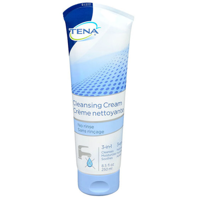 Cleansing Cream by Tena - 3-in-1 cleans, , , scent-free, 250mL tube, 10 tubes/case.