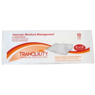 Tranquility - ThinLiner Absorbent Sheets, 6x14", 200/case.
