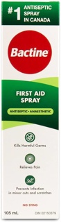 First Aid Spray - Bactine antiseptic, 105mL