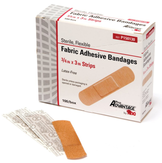 Bandage - Flexible Adhesive - 3/4" x 3", 100/box