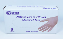 Gloves - Nitrile - Powder Free, Non-Sterile, PINK, size SMALL, 100/box.