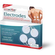 Electrodes - Proactive self-adhesive, 2" round to use with Proactive Tens Machine, 4/box.