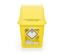 Sharps containers - Sharpsafe, 4L, 50/case.