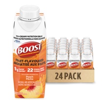 Boost - Fruit Beverage, Age Peach Flavour, 24x237ml/case.