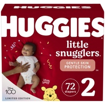 Huggies Little Snugglers, SIZE 2, 72/case.