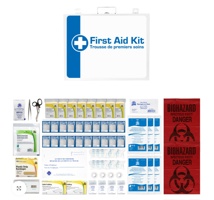 First Aid Kit 6+ employees meets Federal type "C" First Aid Kit - Metal Case.