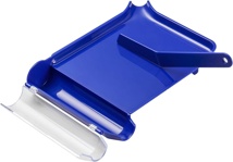 Pill Counter Tray, blue, right-handed.  Includes spatula.