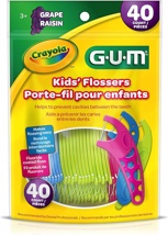 Floss - GUM Kids 3+ Crayola Flossers, 40/pkg.