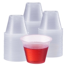 Medicine Plastic Cups - 1 oz. (for Aurora), 300 count.
