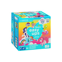 Pampers Easy Ups, 5T-6T Girls, 46/case.
