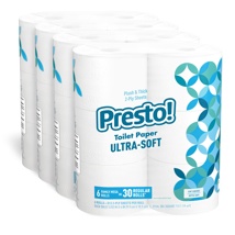 Toilet Paper - Septic Safe, mega roll, 6 count, 4 packs/case = 24 mega rolls.