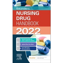 Nursing Drug Hand Book, 2022 Saunders, paperback, each