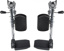 Swing-away Elevating Leg Rests for Silver Sport 2 Wheelchairs, per pair.