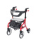 Nitro Sprint Rollator - 10" Casters, RED, slow-down brake, (350lbs).