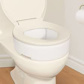 Toilet Seat Riser, elongated, elevates to 3.5"H, 19.25"L