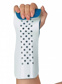 Splint Colles - X-Small, right - for wrist and forearm (7" in length), padded.