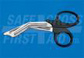 Scissors - Universal Paramedic with black handle (7.5"), autoclavable, each