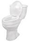Raised Toilet Seat with lid, raises the toilet 4", each