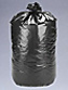 Garbage Bags - Heavy strength, 1.5 mil, 44-55 gallon, 36" x 58", black, 100/box.