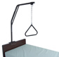 Trapeze Bar - lets user change positions while in bed. Handbar attaches to the bed without tools.