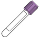 Vacutainer Plus whole blood tube - Lavender (purple) top, 13 x 75mm, 3.0mL, 100/box.