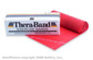 Thera-Band Exercise Band, red in colour, medium level of resistance, 25 yard roll