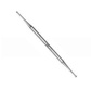 Curette - French Stainless Steel, 5.5" Double-Ended with hole, 1.5mm/2 mm scoops.