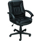 Clinic Patient Chair - Ritter side chair with arms, Upholstered medical vinyl, 18", black,